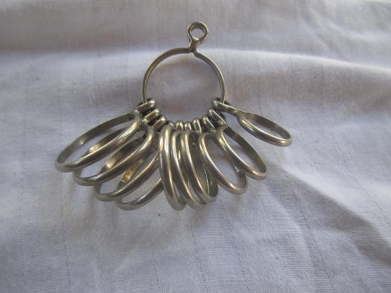Vintage Keychain Ring Sizer - image 1