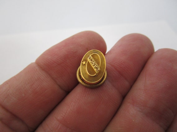 Vtg Gold Filled Can Co Pinback