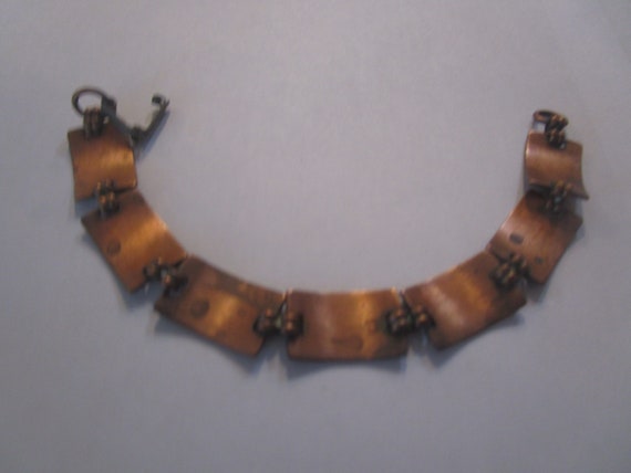 Vtg Solid Copper Native American Thunderbird Moti… - image 4