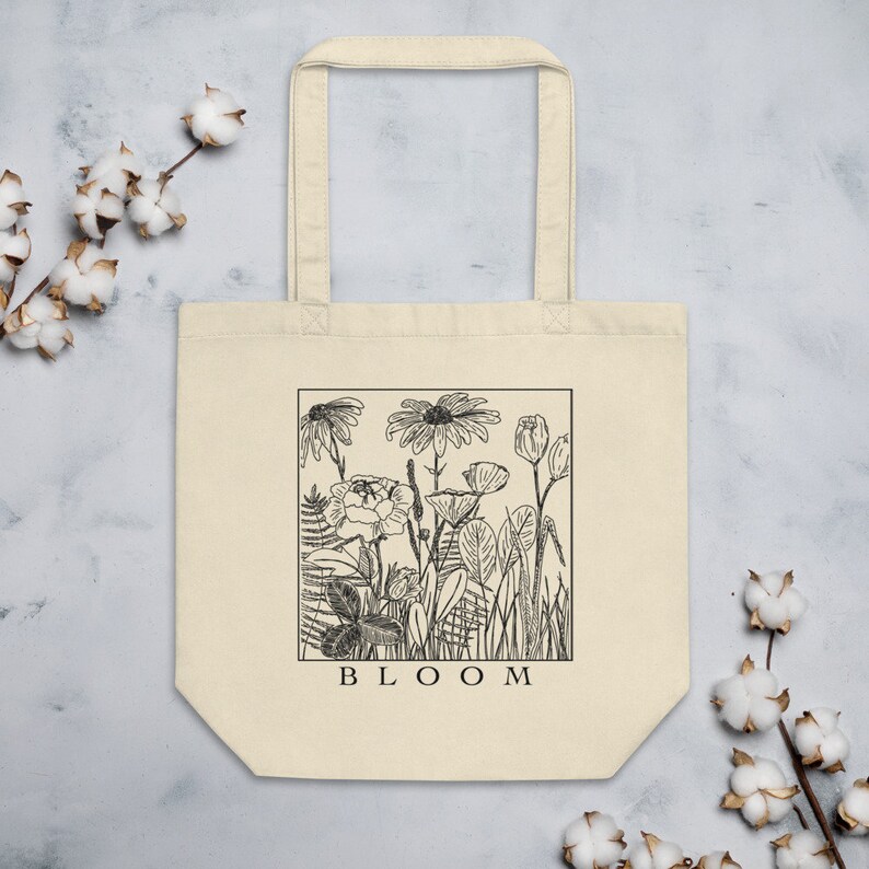 Bloom Organic Tote Bag