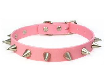 Goth Spiked Collar Human