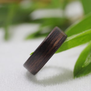 Wood ring-ebony bentwood ring-wood ring men-wood ring women-wooden couples ring-wood wedding band-wood wedding ring-promise ring for men