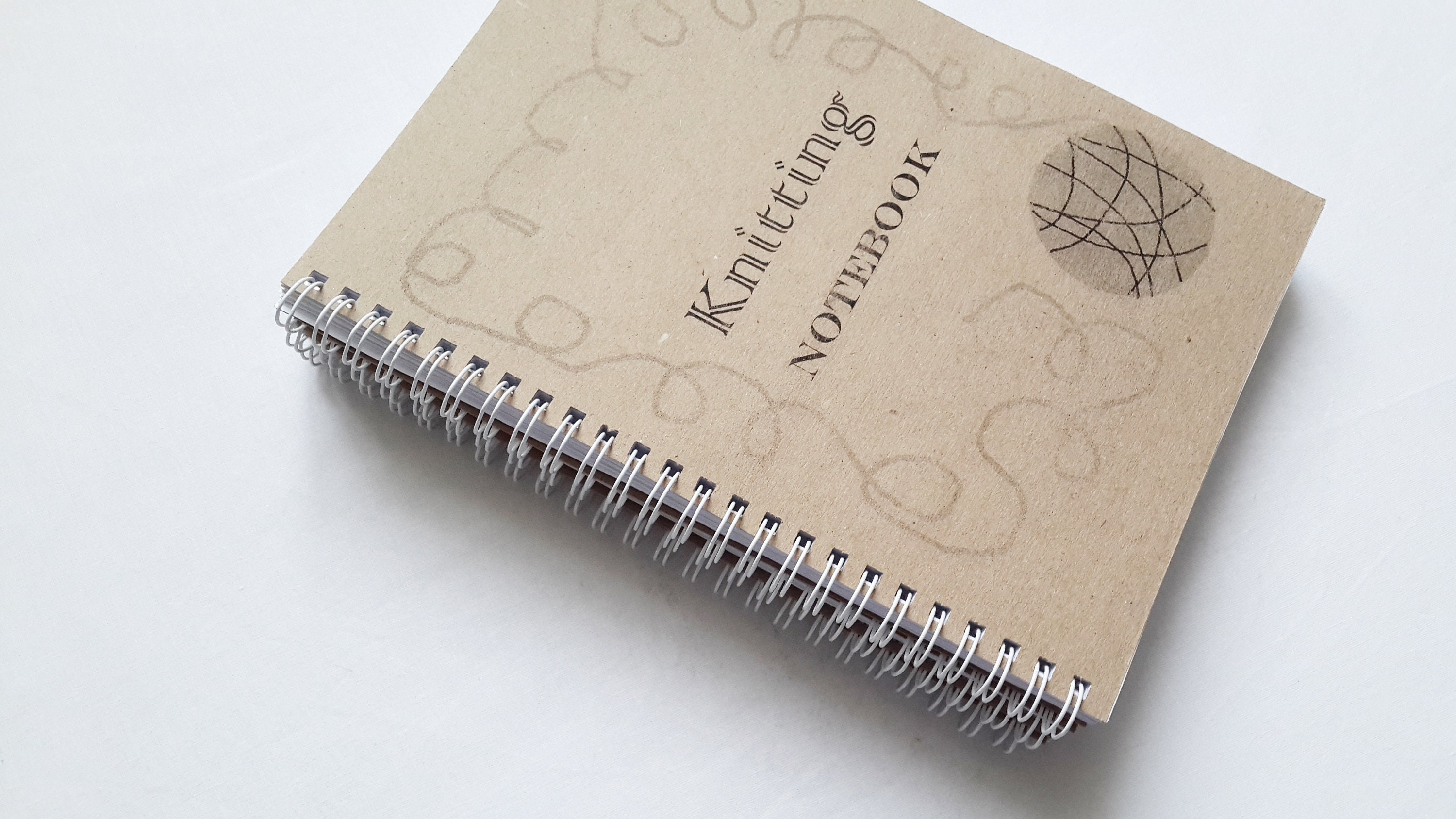 Funny Knitting Notebook with cover kraft Etsy