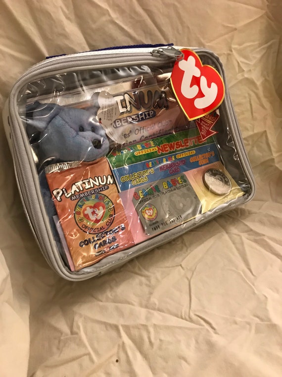 Rare Bean Babies Platinum Edition II Official Club Membership Case