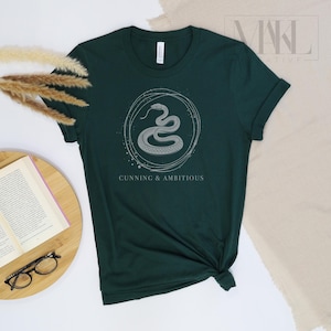 Wizard House Shirt; Cunning & Ambitious; Sorted House