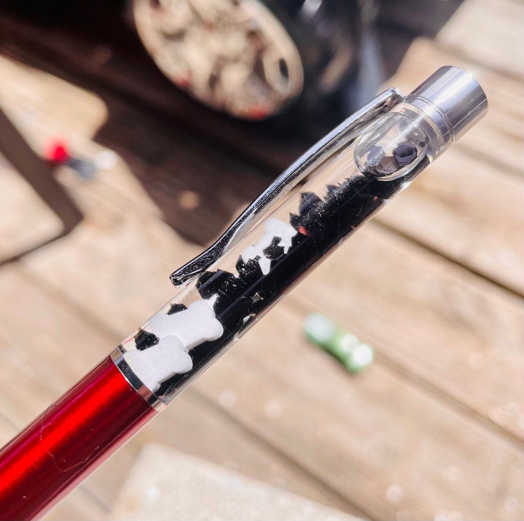 Skinny Floating Pen Liquid Filled Pen Personalized Pen Etsy