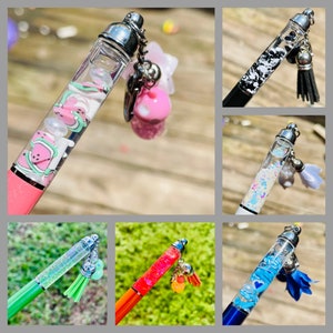 Floating keychain pen, floating glitter pen, glitter keychain pen, teacher pen, lanyard pen, personalized pen, personalized gift, keychain