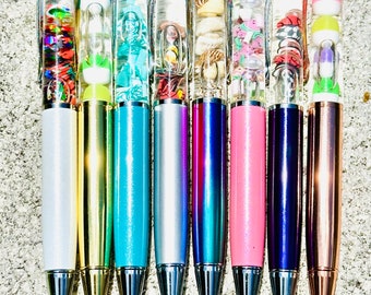 Chunky Floating Pen, Liquid Filled, Personalized Teacher Gift