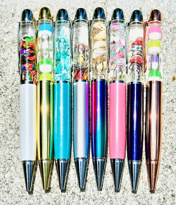 Chunky floating pens, floating pens, liquid pen, teacher pen, teacher gift,  personalized gift, personalized pen, chunky pens, journaling pen