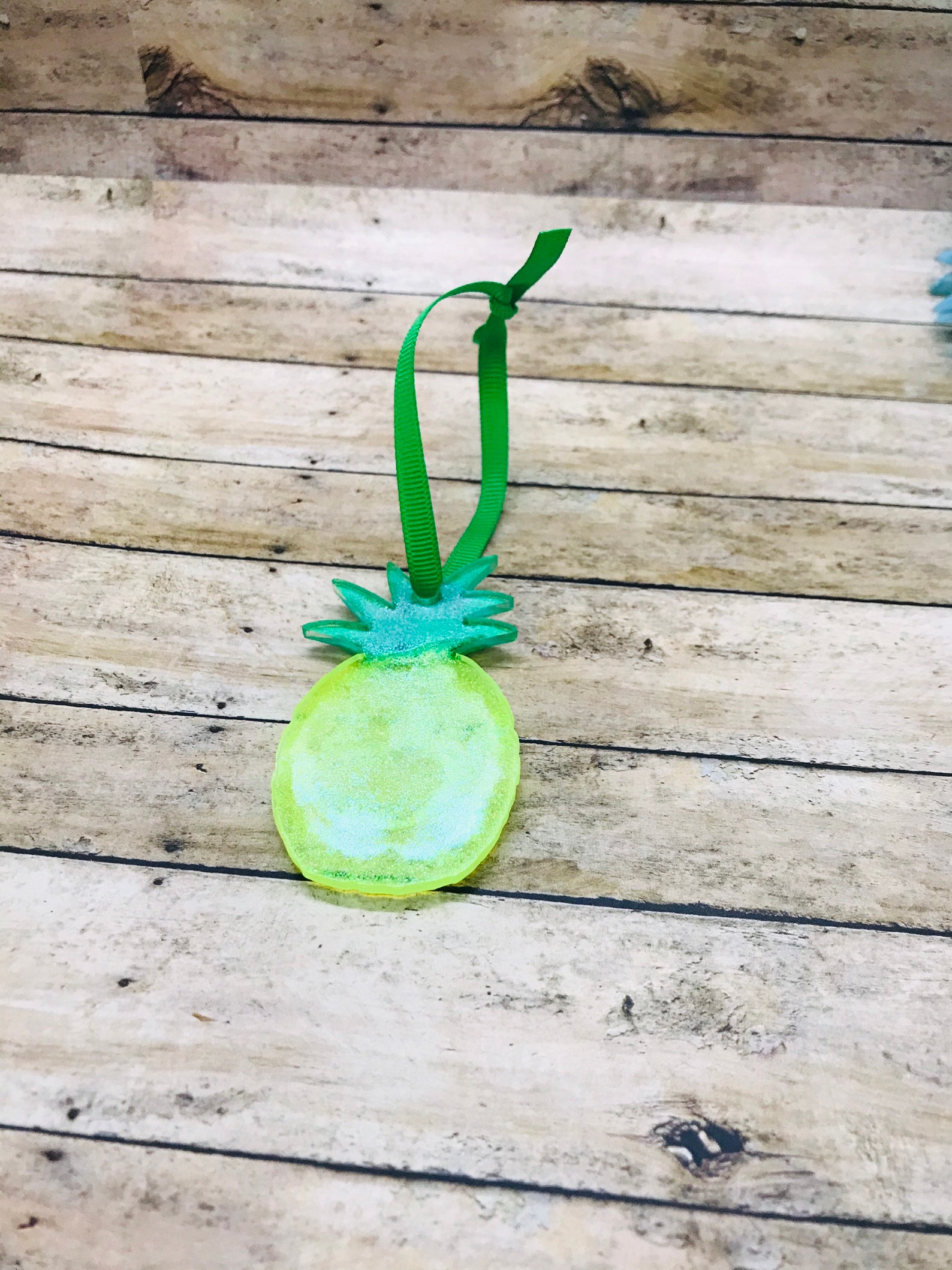 Pineapple Ornament/ Christmas Ornament/ Acrylic Ornament Etsy