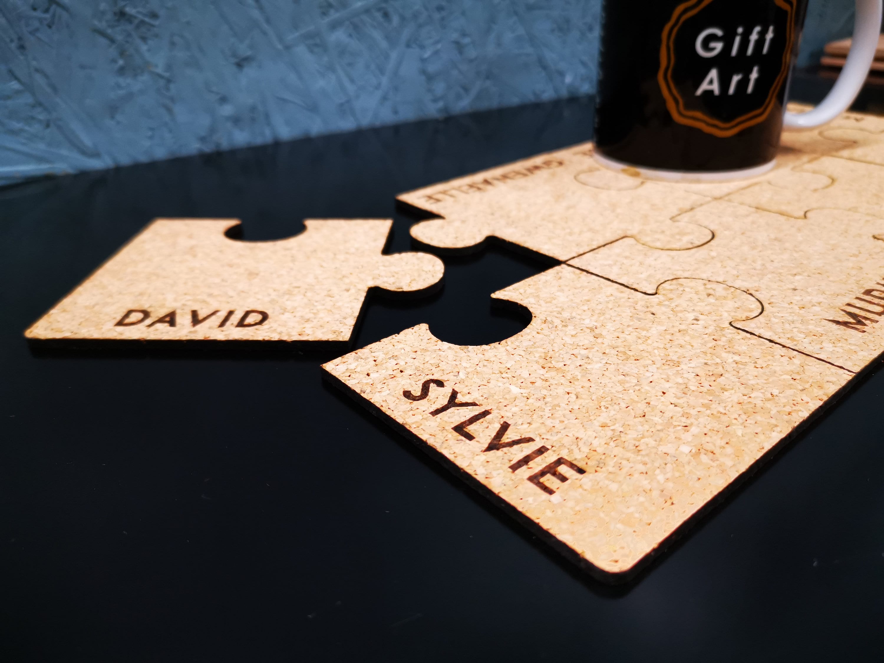 Personalized Coasters Family Name Coasters Wedding Gift Housewarming ...
