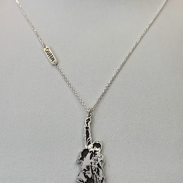 Freddie Mercury Wembley necklace sterling silver 925