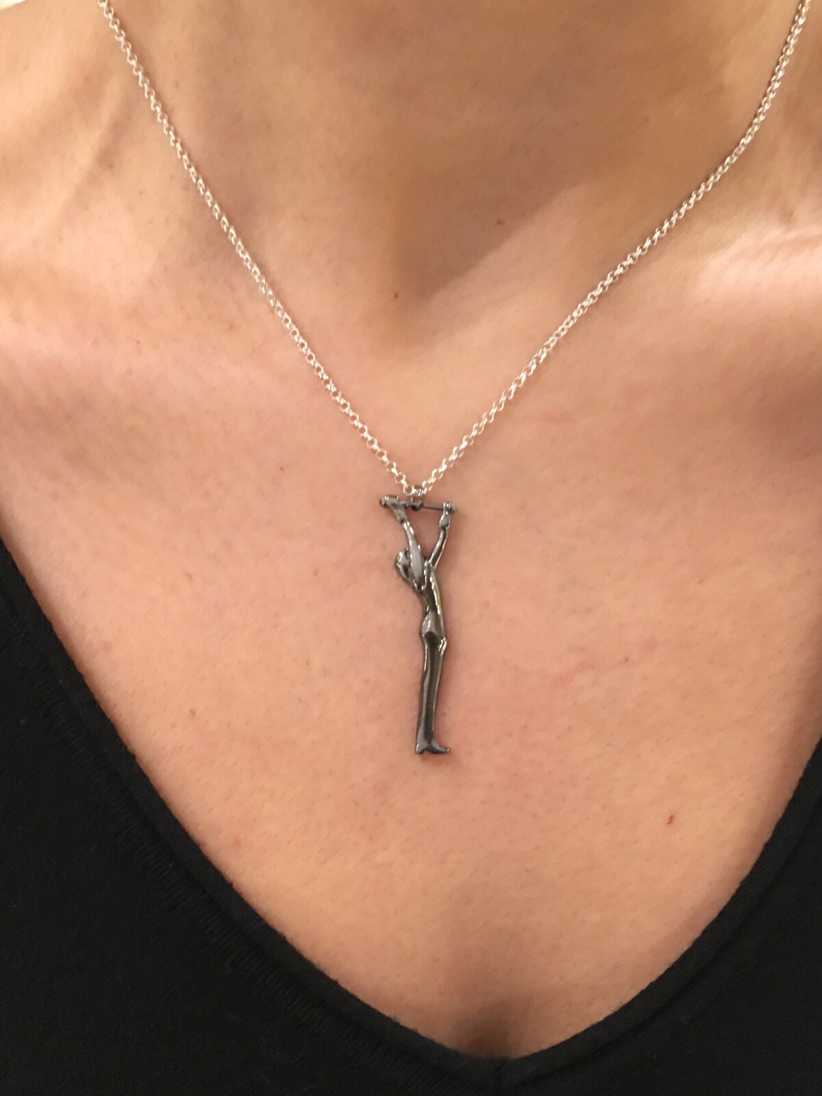Pendentif Logo Queen Freddie Mercury En Argent 925 - Fait Main, Neuf Avec étiquettes