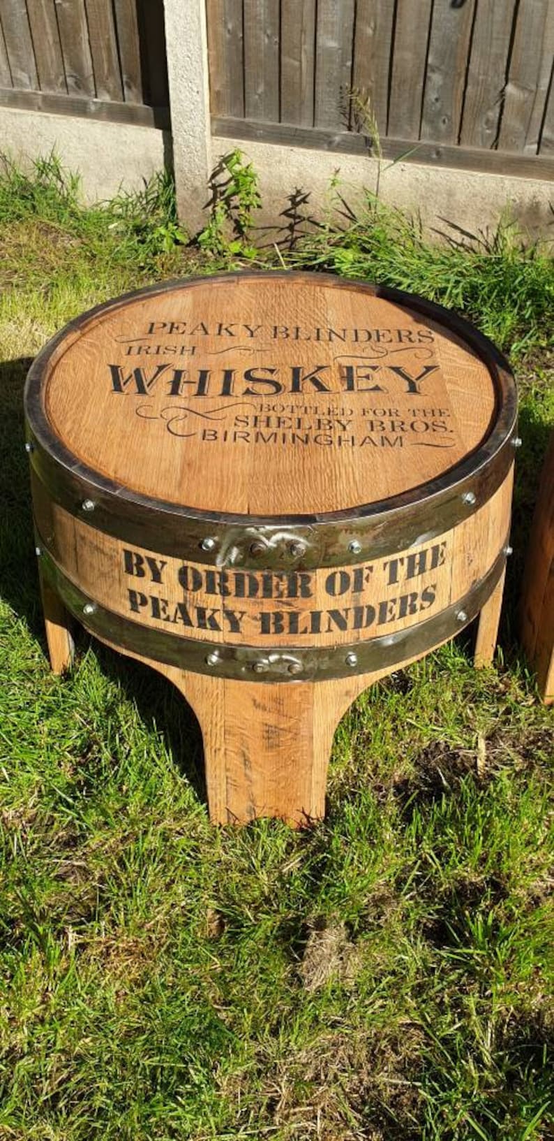 Genuine Oak Barrel Coffee Table Etsy UK