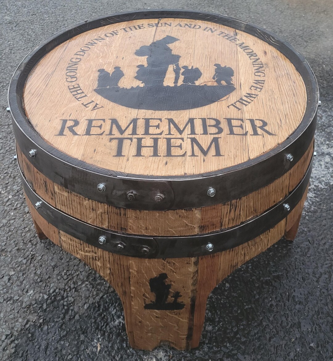 Affordable Wooden Barrel Coffee Table Reference: Genuine Oak Whiskey Barrel Coffee Tables
