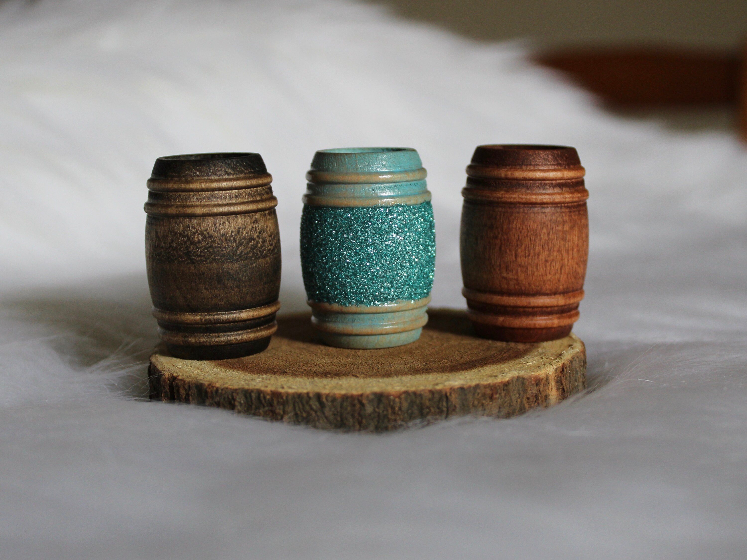 Barril de madera en miniatura | Etsy