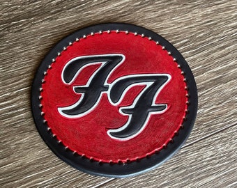 Red/Black leather patch