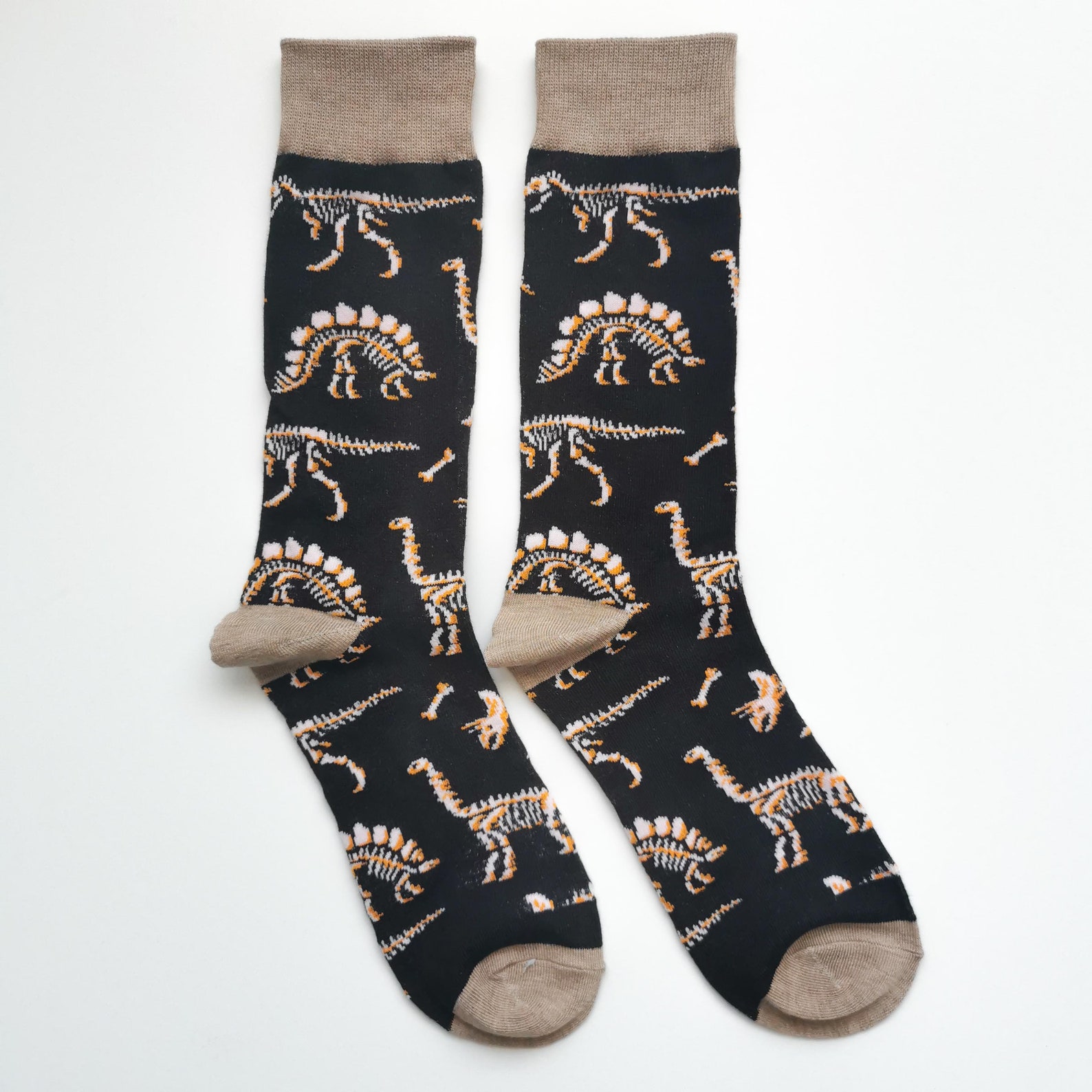 Dinosaur Socks Colourful Dinos Dinosaur Bones Trex Etsy