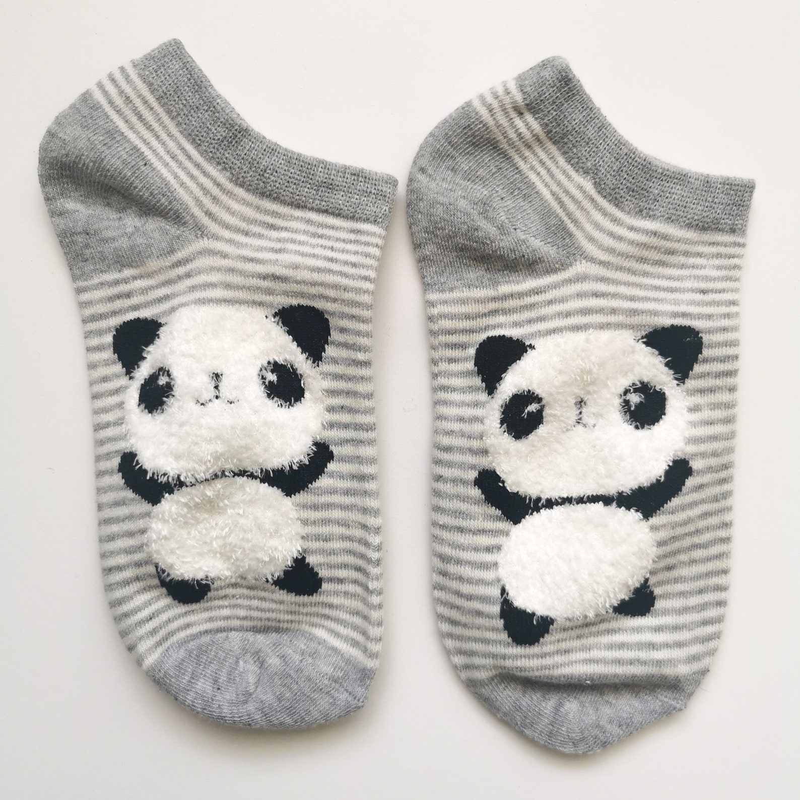 Panda Socks Cute Pandas Fluffy Soft Adorable Cotton Etsy