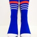 France 'Les Bleus '98' Socks | Retro Football, Casual Socks | World Cup 1998, Colourful, Soft Cotton 