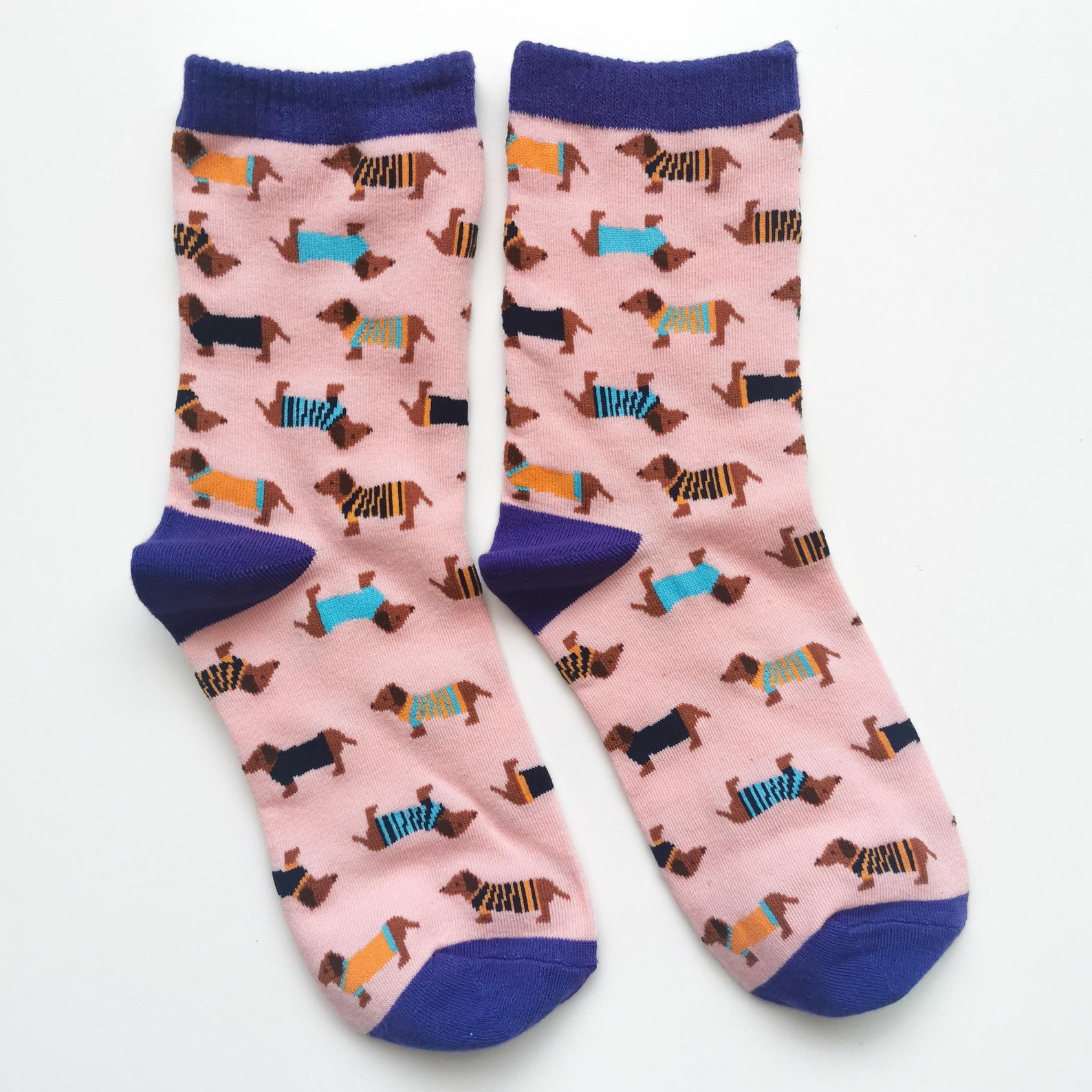 Sausage Dog Socks Dogs Dog Lovers Dachshund Cute Dogs Etsy