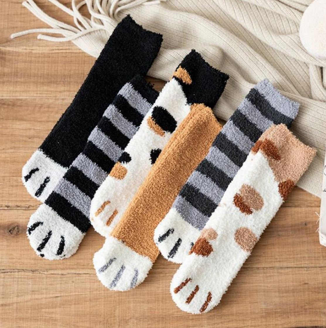 Winter Cat Socks International Shipping | Etsy