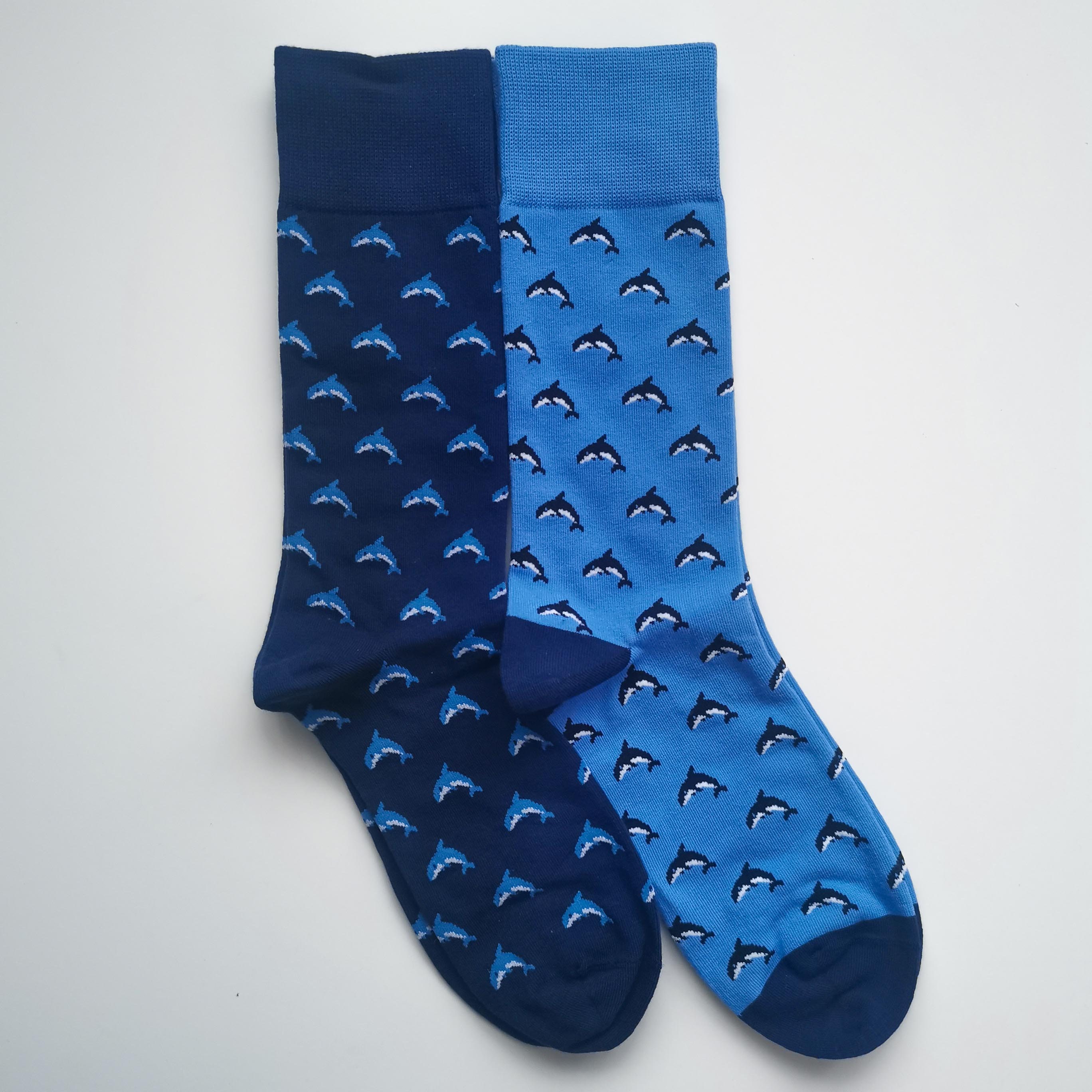 Dolphin Socks | Adult UK Size 6-10 Animals, Cute Designs, Ocean Life Unisex