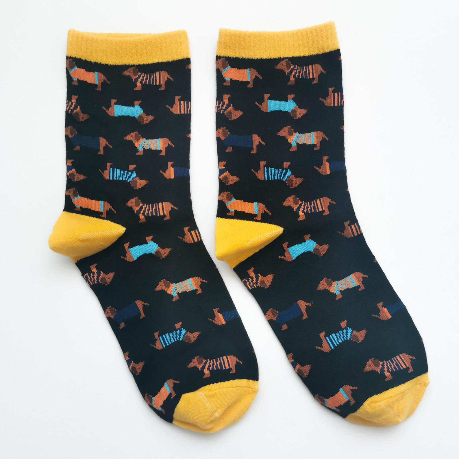 Sausage Dog Socks Dogs Dog Lovers Dachshund Cute Dogs Etsy