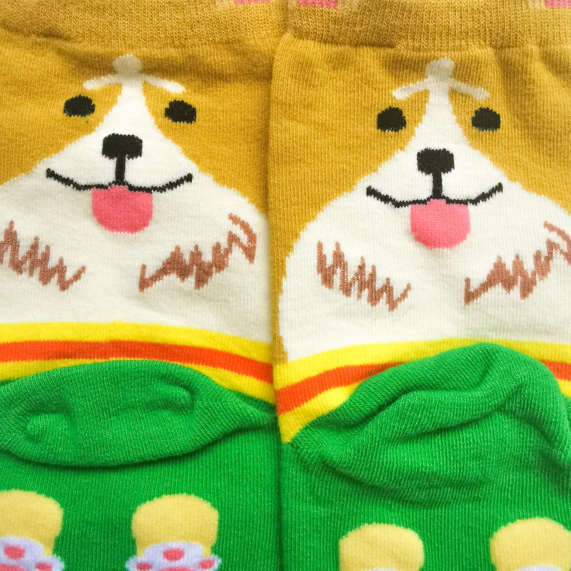 Casual Corgi Socks Dogs Dog Lovers Fun Cute Unisex | Etsy