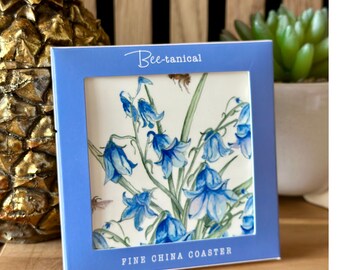 Bluebell fine china coaster / jugs and mugs also available