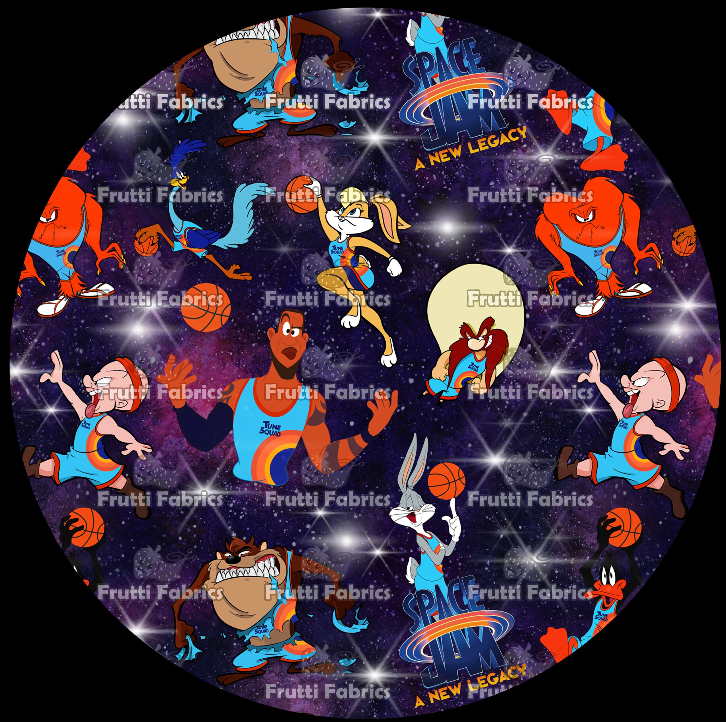 Space Jam 2 Digital Paper Seamless Custom Fabric Digital Etsy