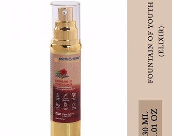 Ayurvedic Fountain Of Youth Serum: Vegan Face & Neck Moisturizer (50 ml)