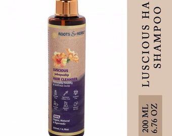 Jabapushp Hair Cleanser: Shampoo vegano ayurvedico per la caduta dei capelli (200 ml)