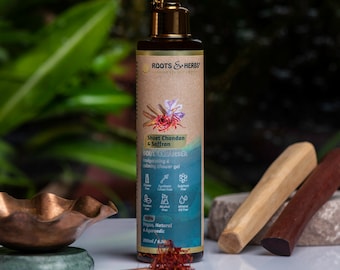 Ayurvedic Saffron Body Wash: Shvet Chandan Vegan Cleanser