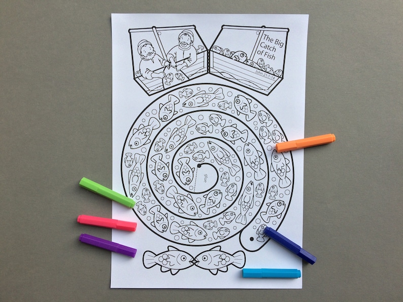 Download 273+ Crafts Big Fish Hopscotch Craft Coloring Pages PNG PDF