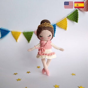 Remeny the ballerina - amigurumi ballerina - doll amigurumi pattern - crochet ballerina - pdf tutorial step by step - amigurumi tutorial