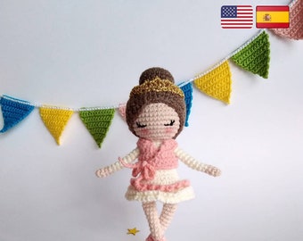 Remeny the ballerina - amigurumi ballerina - doll amigurumi pattern - crochet ballerina - pdf tutorial step by step - amigurumi tutorial