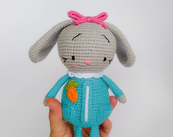 Prue bunny - bunny amigurumi pattern - PDF tutorial step by step - amigurumi tutorial - bunny crochet pattern - crochet toy pattern