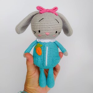 Prue bunny - bunny amigurumi pattern - PDF tutorial step by step - amigurumi tutorial - bunny crochet pattern - crochet toy pattern