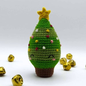 Christmas tree ornament - Christmas amigurumi pattern - PDF tutorial step by step - amigurumi ornament - Christmas crochet pattern