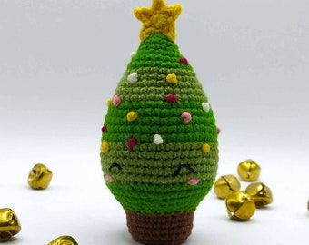 Christmas tree ornament - Christmas amigurumi pattern - PDF tutorial step by step - amigurumi ornament - Christmas crochet pattern