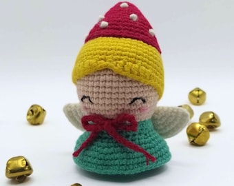 Angel ornament - Christmas amigurumi pattern - PDF tutorial step by step - amigurumi ornament - Christmas crochet pattern - Amigurumi angel