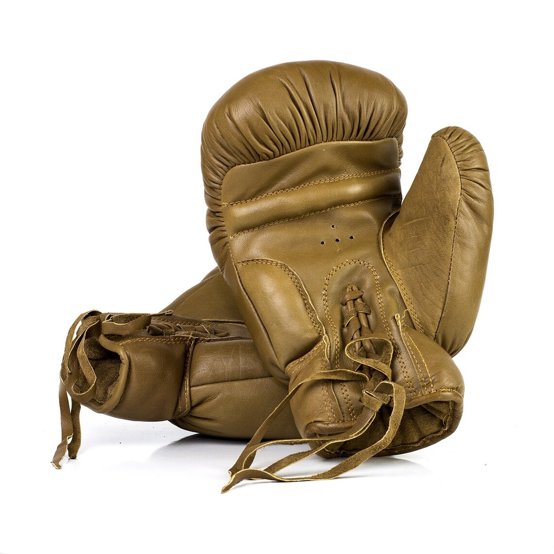 Vintage Boxing Gloves Genuine Leather Boxing Gloves Boxing Etsy
