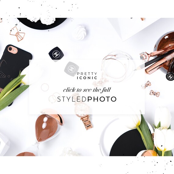 Floral Styled Stock Photography Product Mockup Stationery Styled Background