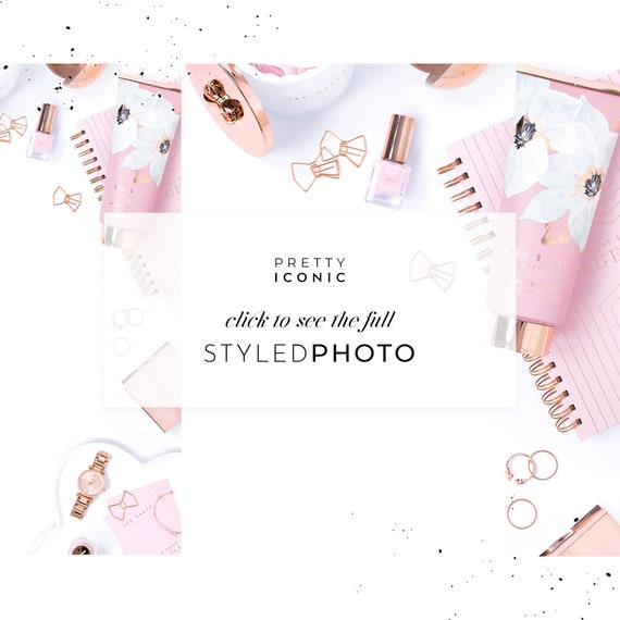 Pink Styled Stock Photo Styled Background Beauty Product Mockup
