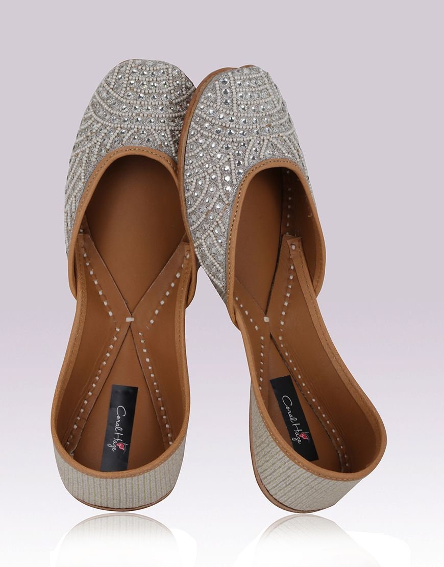 SILVER JEWEL Punjabi Silver Bridal Jutti for Women Etsy