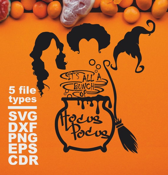 Download Free Witches Cauldron Hocus Pocus Svg Sisters Sanders Halloween Etsy SVG Cut Files