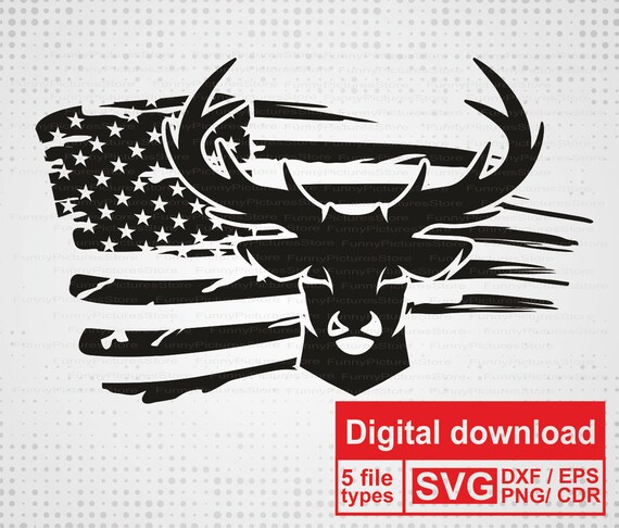 Free Free American Flag Deer Svg 134 SVG PNG EPS DXF File