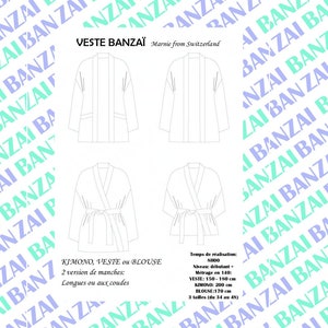 Jacket/ Kimono/ Blouse BANZAÏ