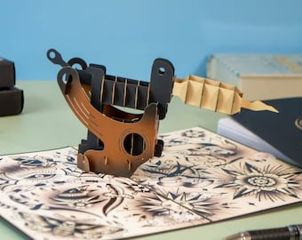Pop-up Tattoo Machine Card - 3D Birthday Card for Men, Boyfriend, Women and Girlfriend, Tattoo Money Gift, Tattoo Voucher Packaging